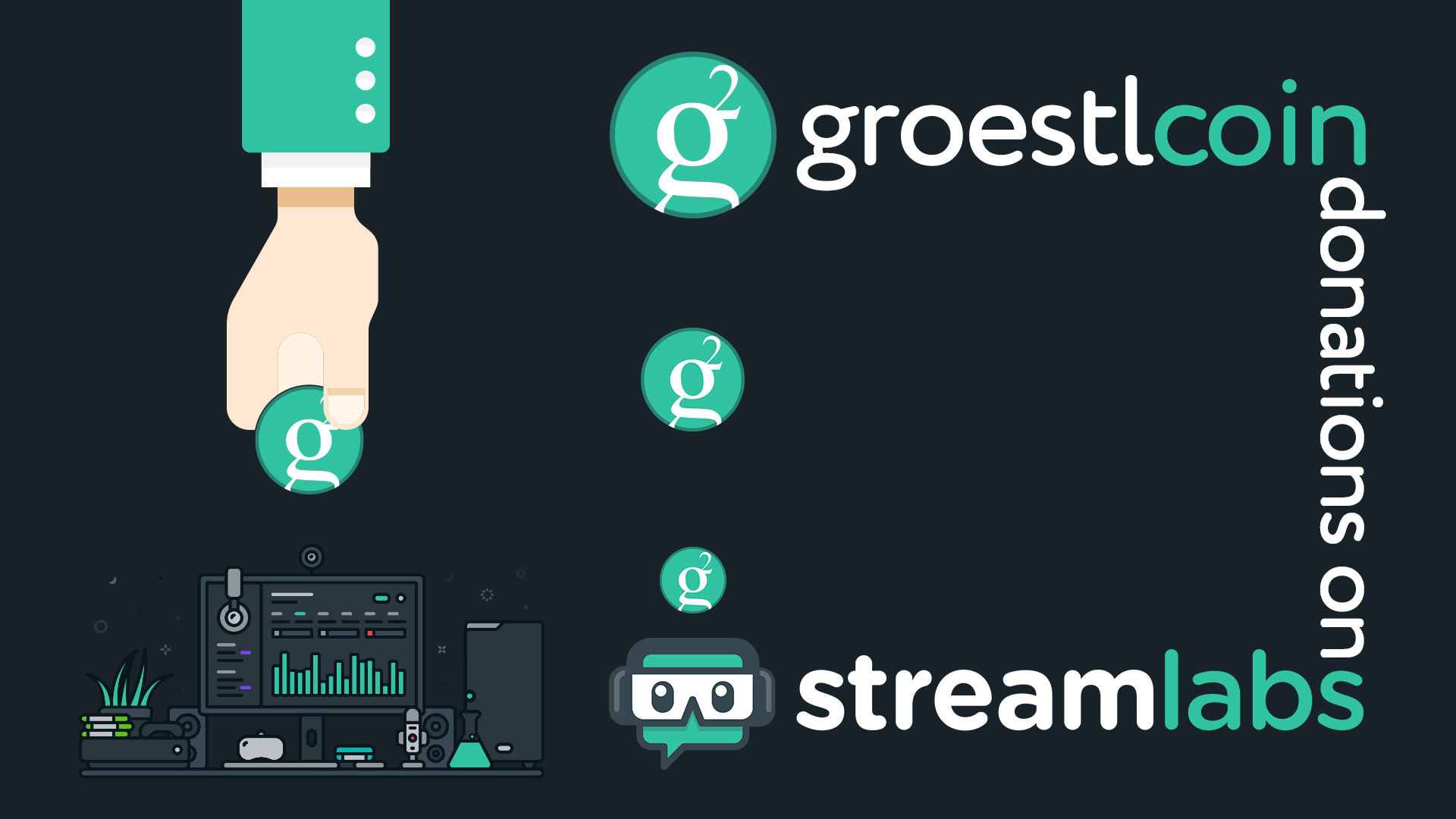 Groestlcoin GRS Streamlabs