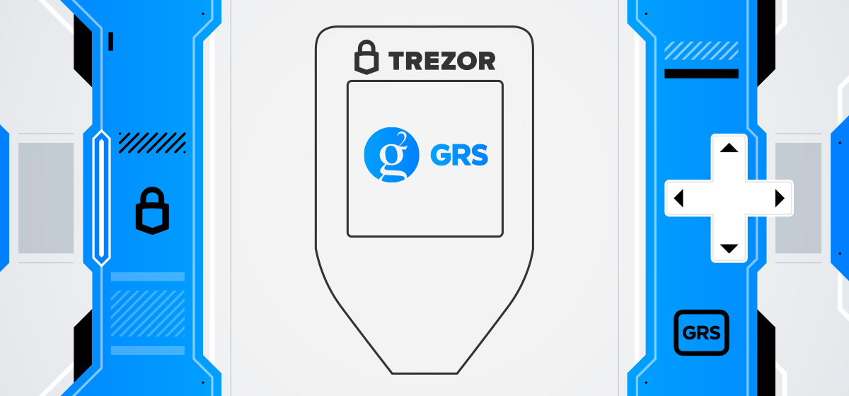 Groestlcoin Trezor T hardware wallet
