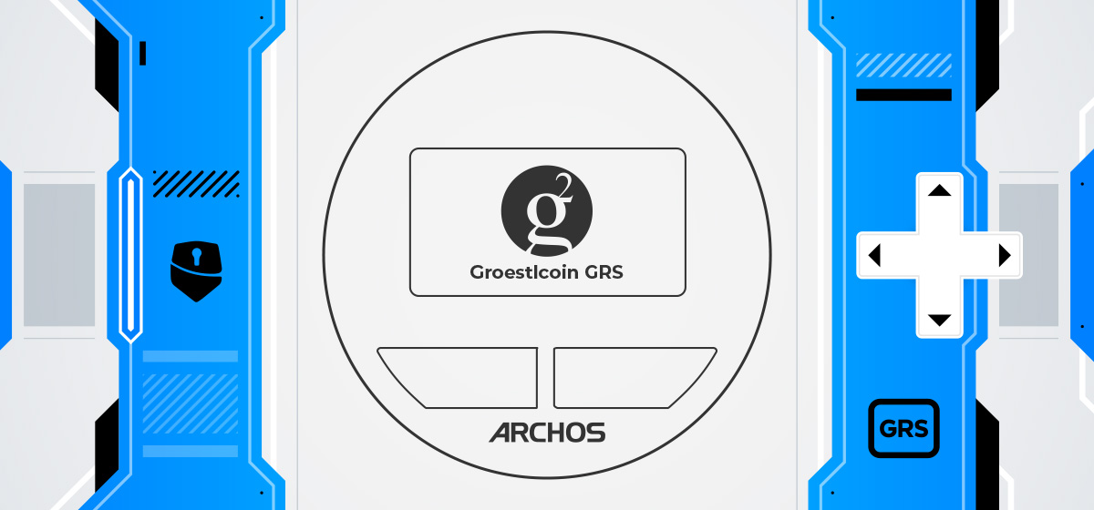 Groestlcoin Archos Safe-T mini hardware wallet