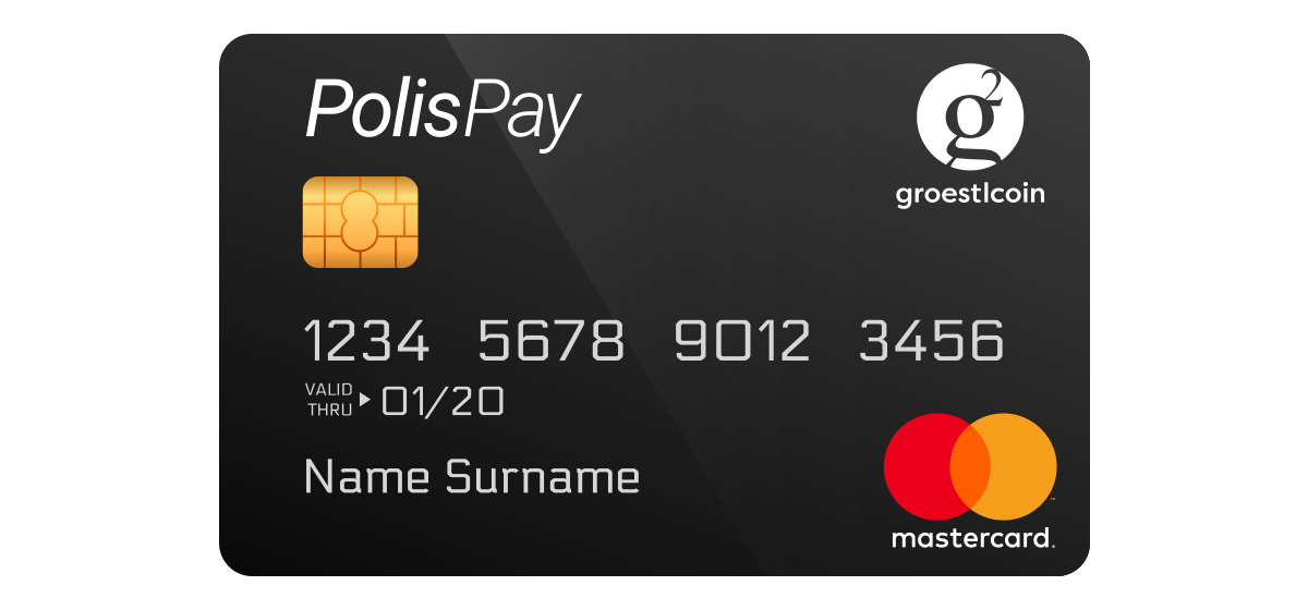 PolisPay - Debit Card for Groestlcoin GRS
