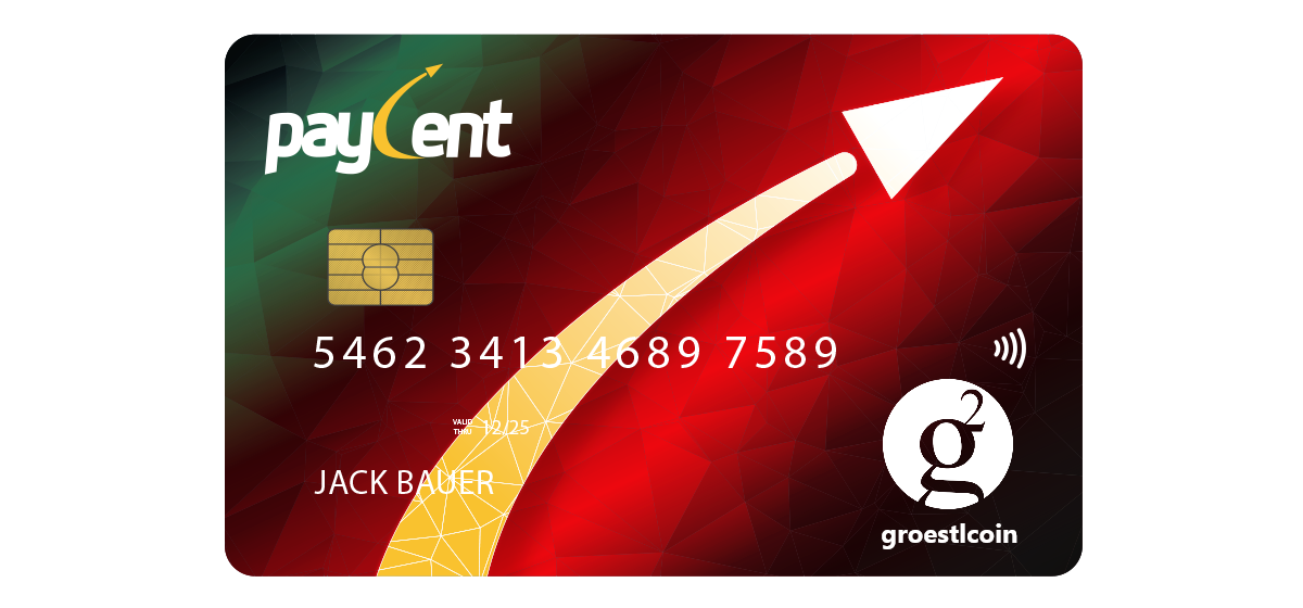 Paycent - Ruby Card for Groestlcoin GRS