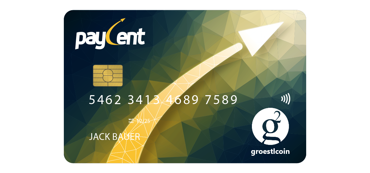 Paycent - Sapphire Card for Groestlcoin GRS
